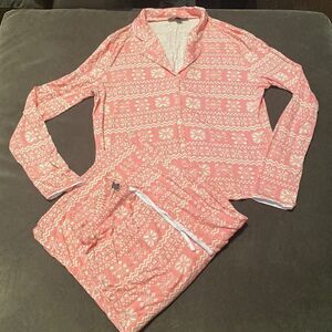 Missguided Women’s Pink Long Sleeve Pajamas Size 4 NWOT